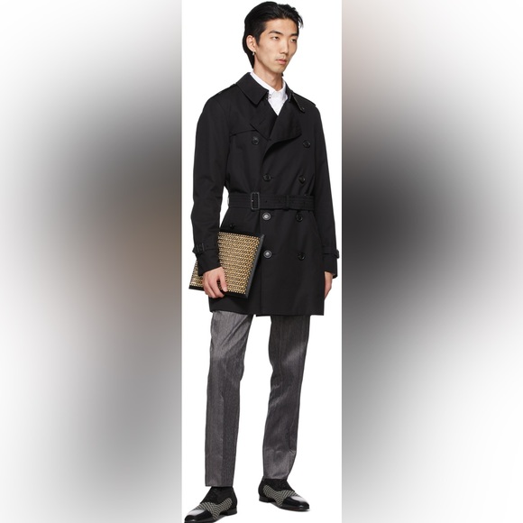 **SOLD** NWT CHRISTIAN LOUBOUTIN Black Spikes 'Pifpouch' Pouch - M039 - Picture 4 of 12